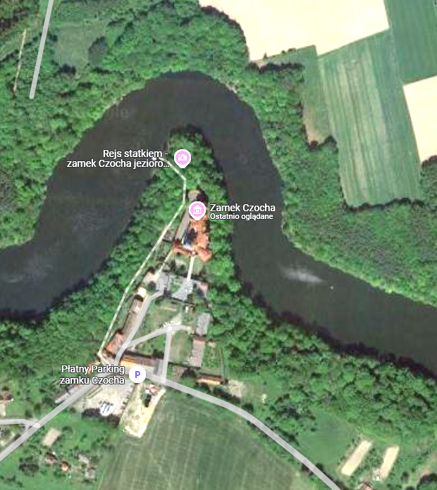 Zamek Czocha Mapa Google Warstwa Satelitarna 1.png